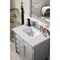 James Martin Vanities Brittany 36in Single Vanity, Urban Gray w/ 3 CM Eternal Jasmine Pearl Quartz Top 650-V36-UGR-3EJP - alternate 4